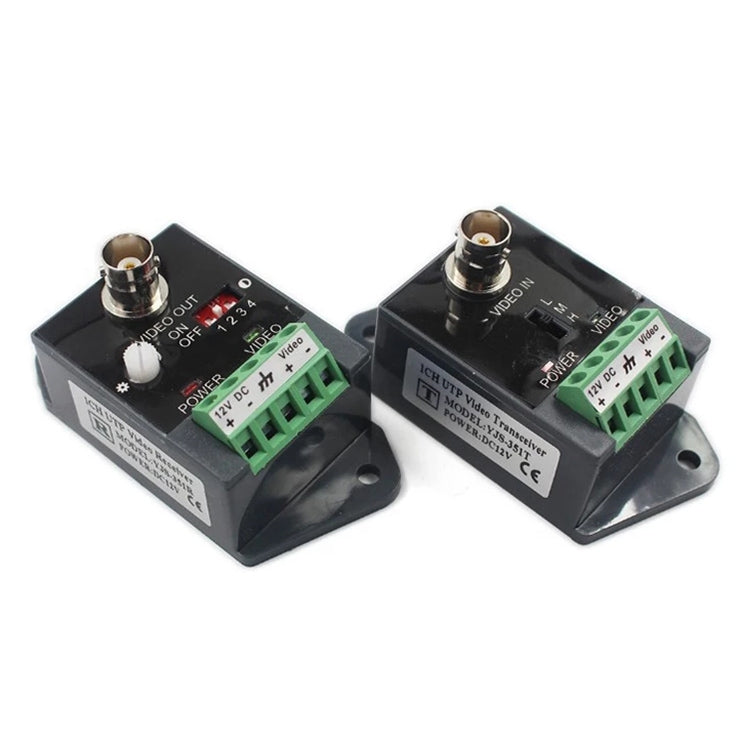 Active CCTV UTP Twisted Pair Video Balun Transmitter and Receiver, 351TR Active CCTV UTP Twisted Pair Video Balun Transmitter and Receiver, 351TR